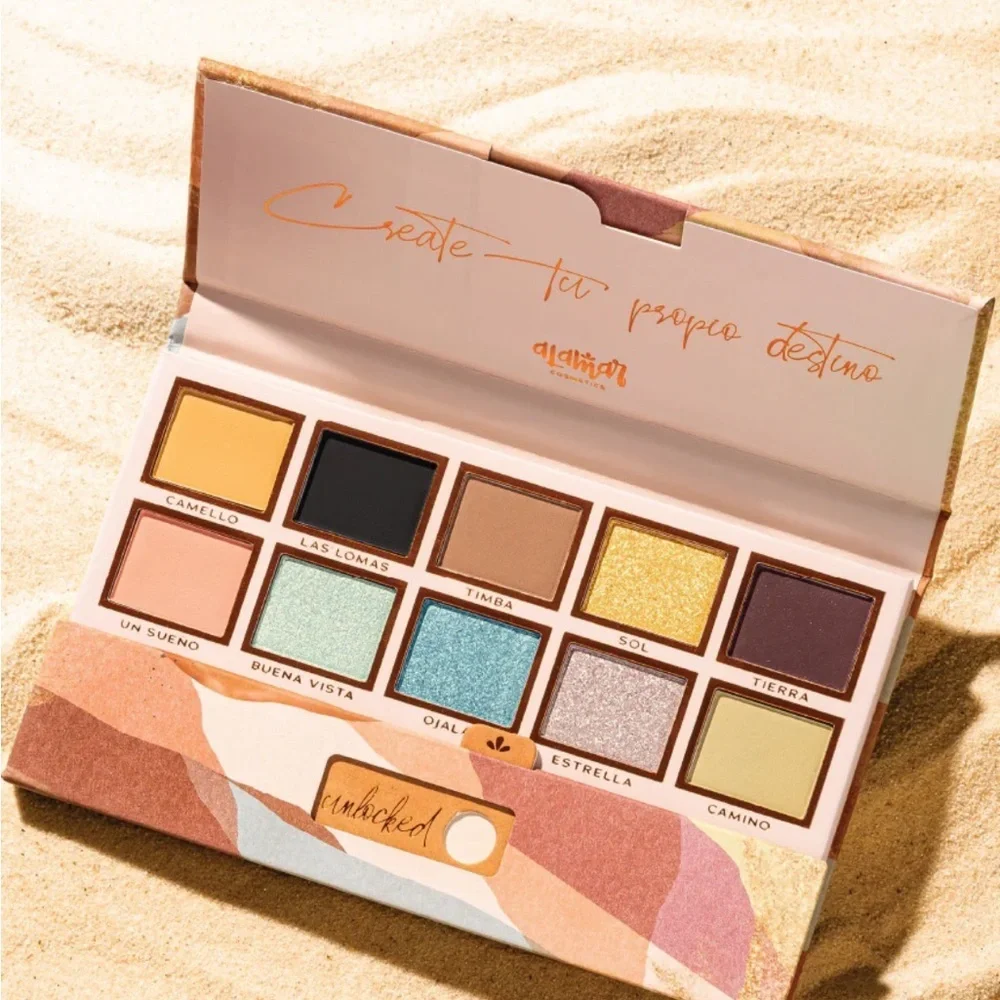 Alamar Cosmetics Eyeshadow Palette - Vibrant Multi-Color Collection New in Box